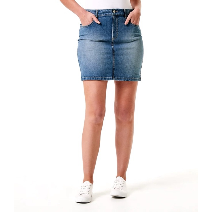 Promo  Anko Denim ALine Skirt up Big Size