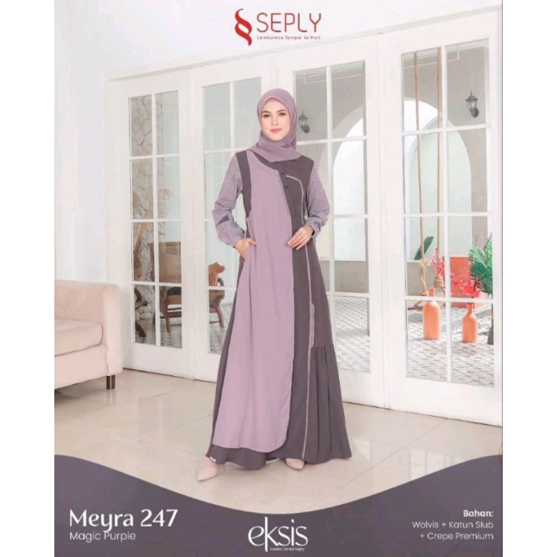 Couple Gamis Koko Purple Seply Eksis 253