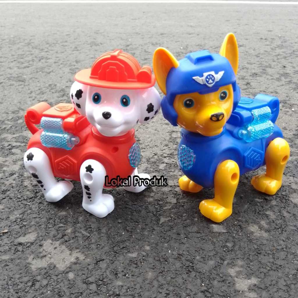 Kemasan Kantong Mainan ROBOT Paw Patrol On A Roll WJ950 | Mainan Edukasi Lucu Kartun Anak Anak Paw P