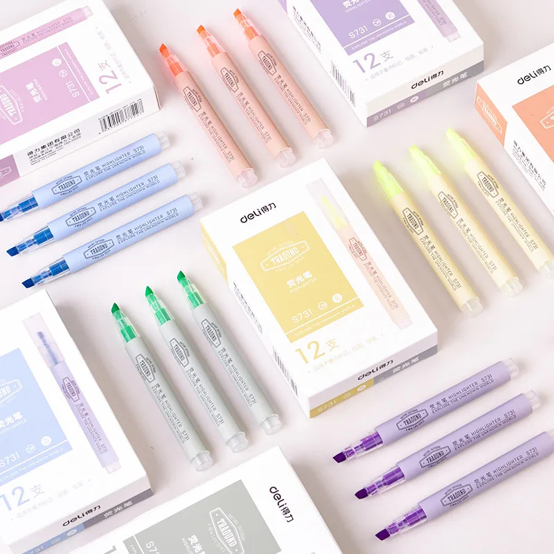 

ATK : Deli Highlighter S731 4 Warna Candy