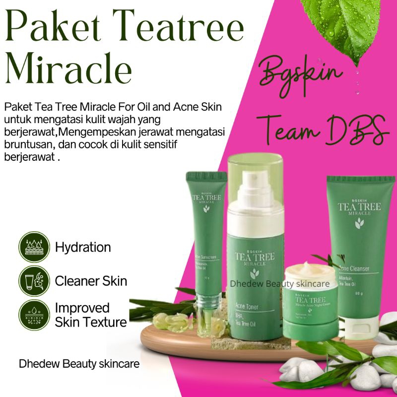 Paket Tea Tree Miracle bgskin