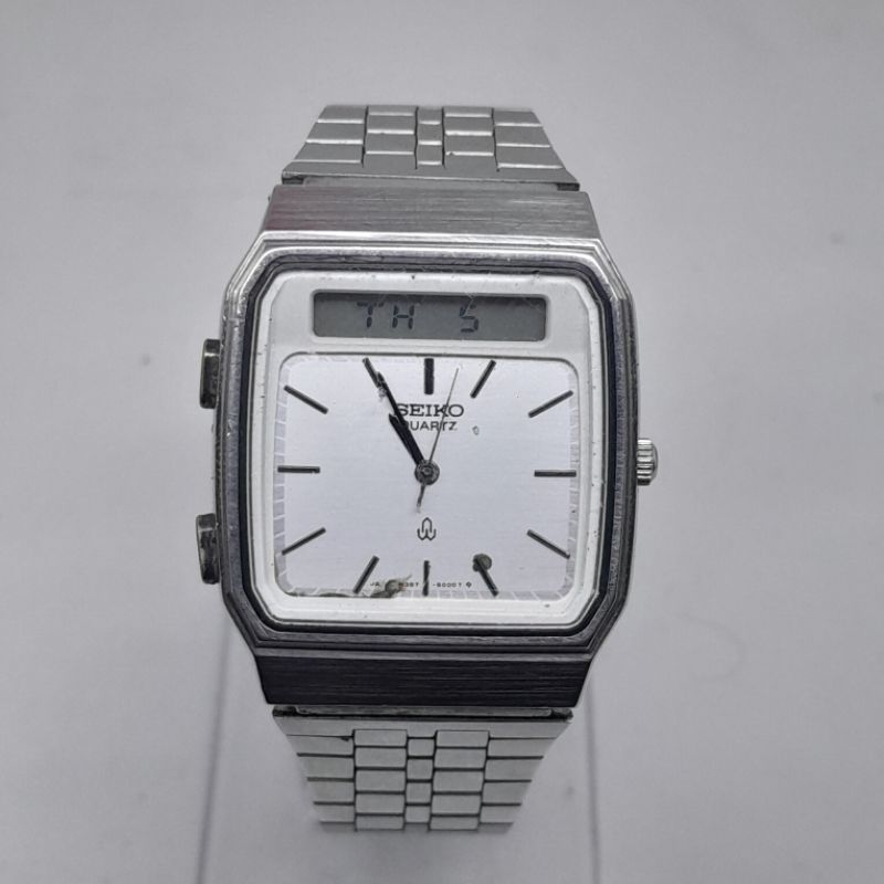Rare Seiko H357-500A Mens Quartz Analogue / Digital