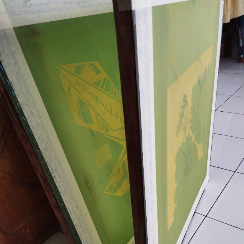 SCREEN SABLON KHUSUS KERTAS LAYANGAN + JASA AFDRUK PASANG FILM UK 50 x 60