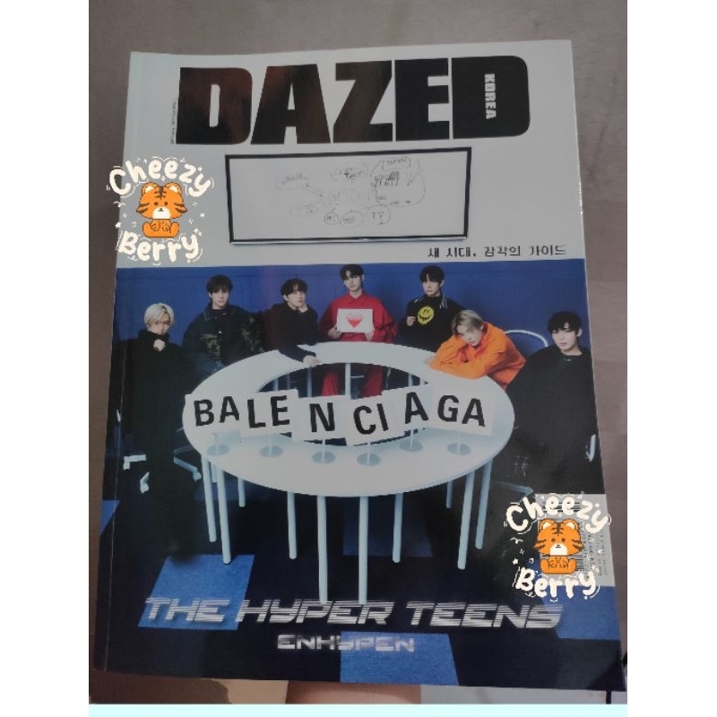 Dazed Korea Magazine February 2021 | Majalah Dazed Korea Enhypen Kim Seon Ho Lee Dohyun