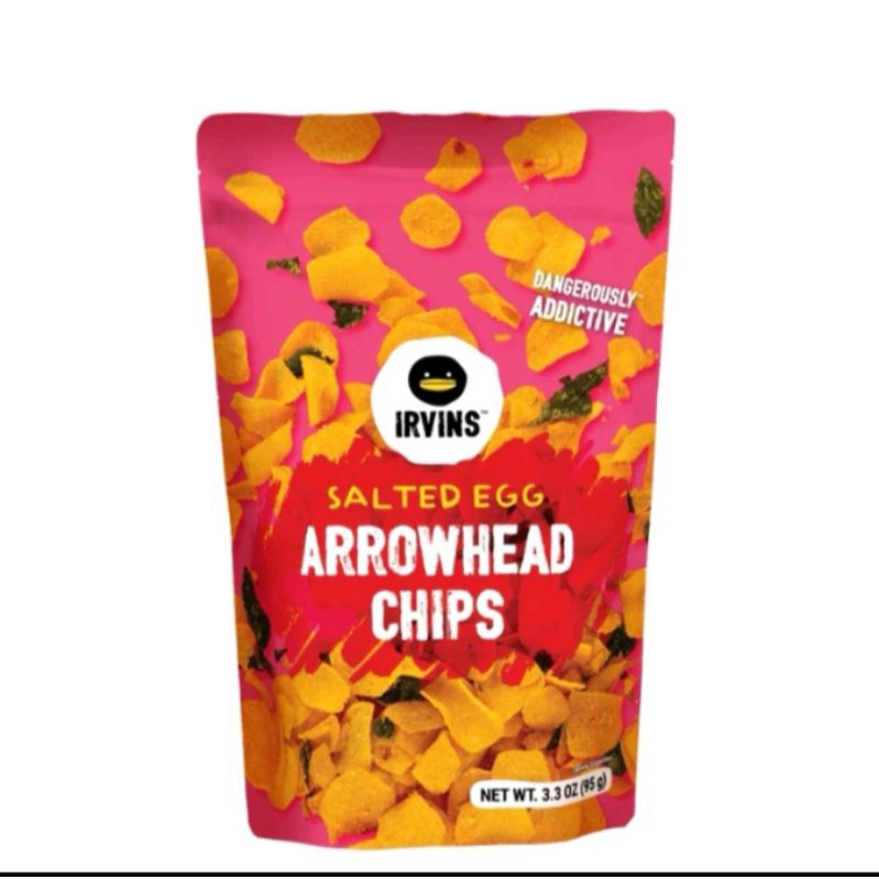 

Irvins salted egg arrowhead chips (95gr)