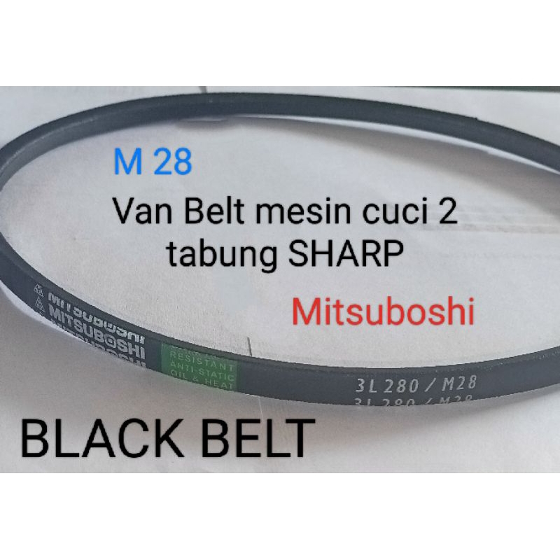 Van Belt, tali kipas mesin cuci 2 tabung SHARP M28