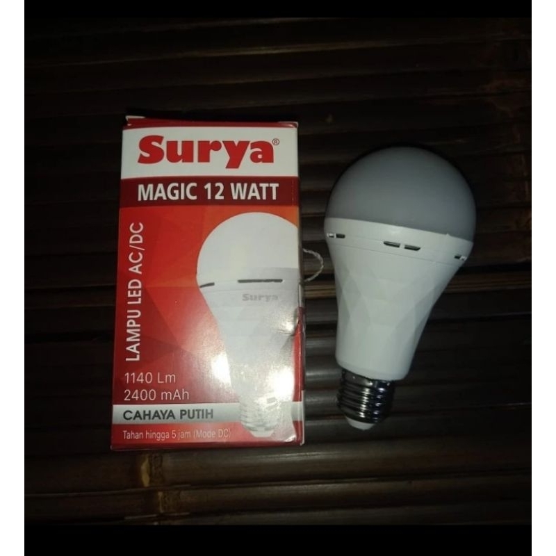 Lampung emergency surya 12 wat putih lampu megik Surya 12 wat