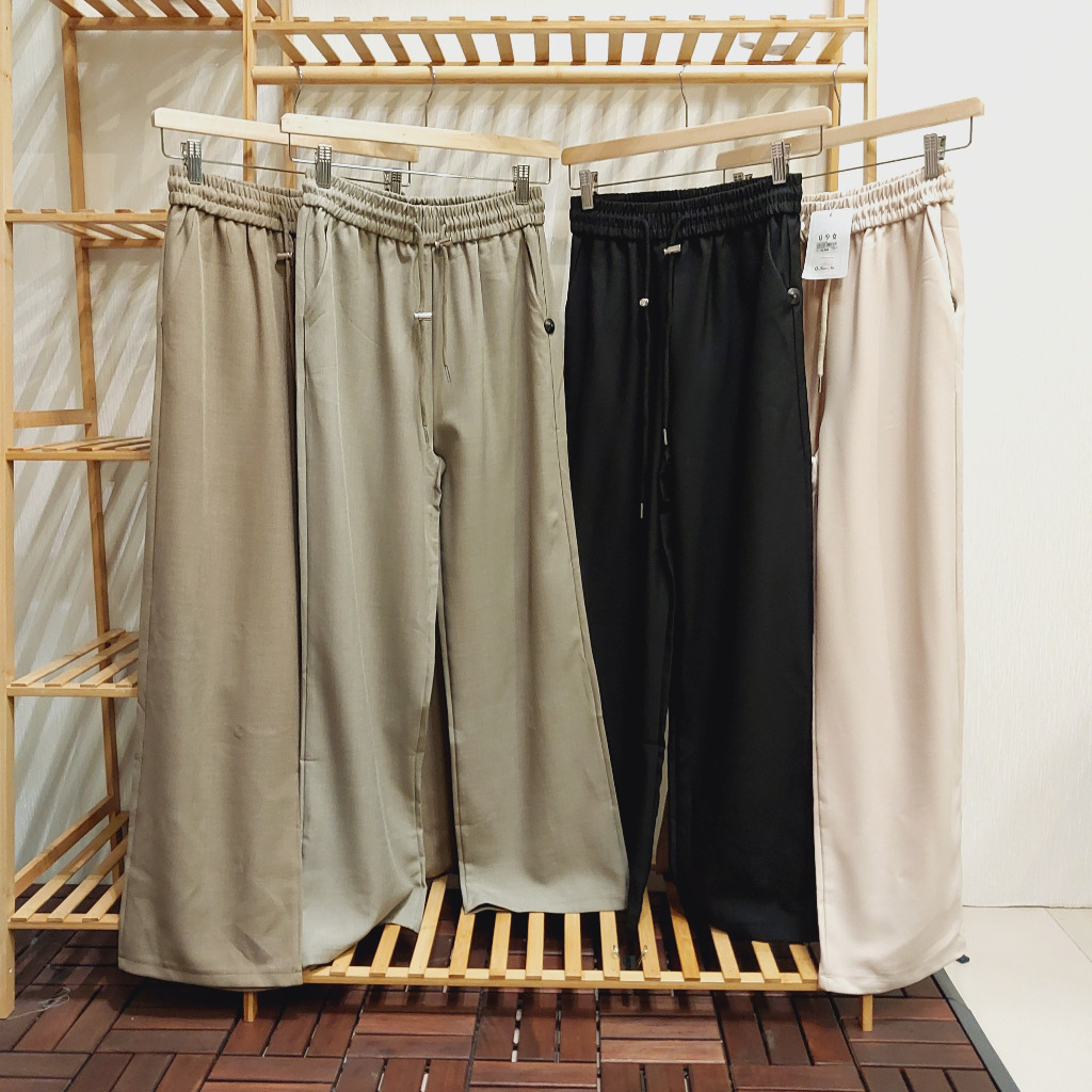 Celana Kulot Karet Tali 6002 Wanita Dewasa