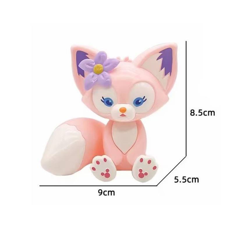 MINIATURE LINABELL RUBAH PINK HIASAN KUE SERIGALA TOPPER FOX