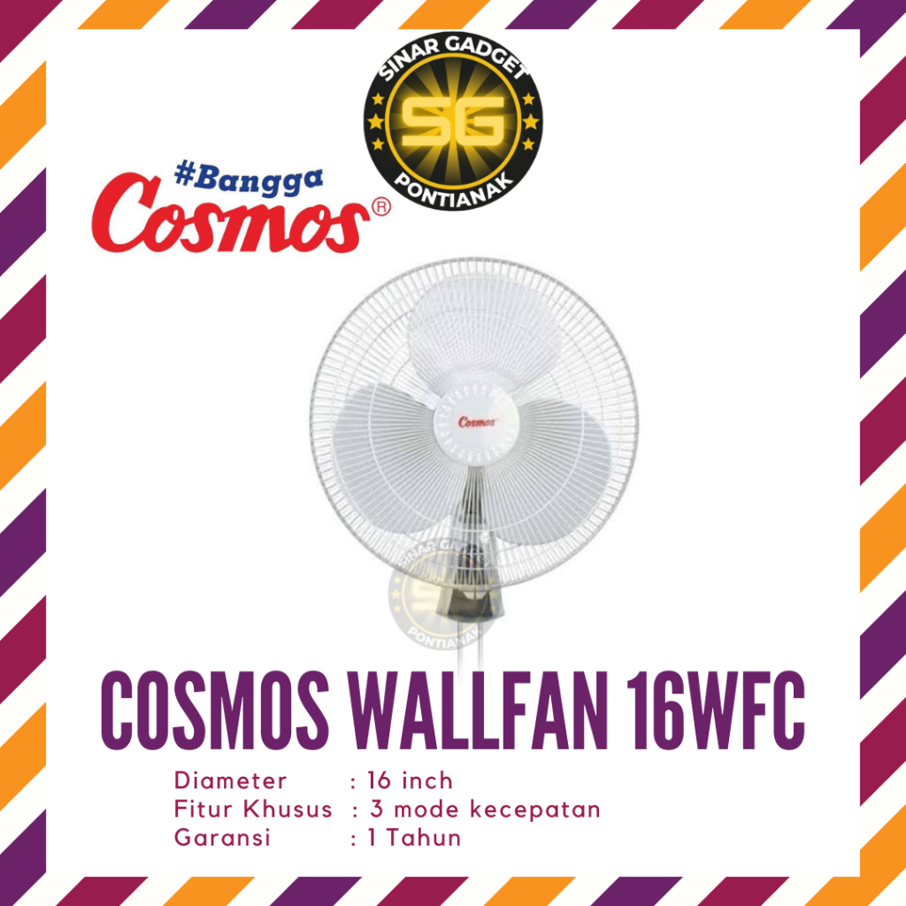 Cosmos Wallfan - Kipas Dinding Cosmos