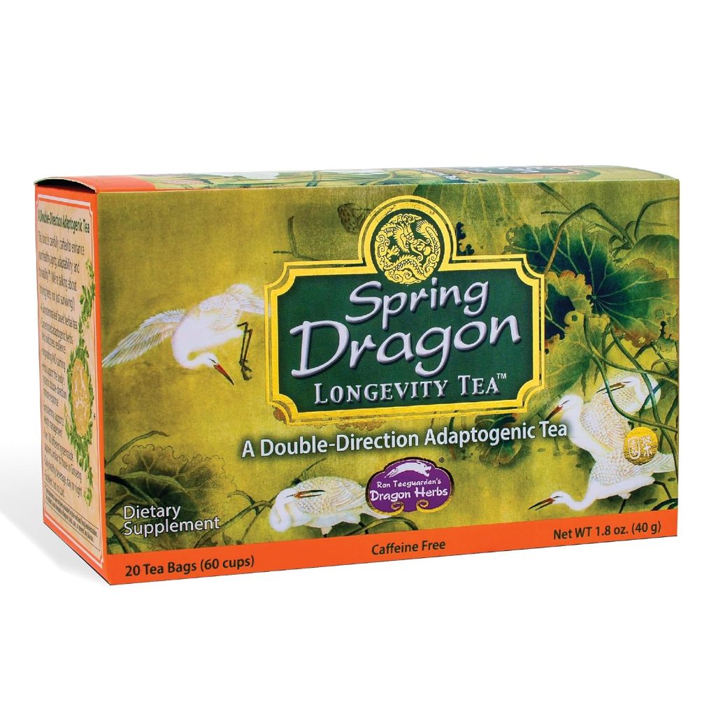 

RON TEEGUARDEN'S DRAGON HERBS SPRING DRAGON LONGEVITY TEA 20 Tea Bags