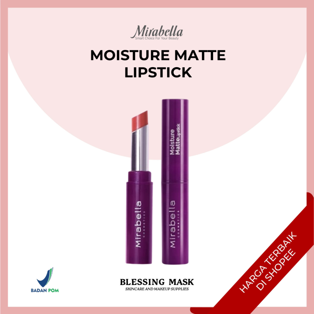 Mirabella Moisture Matte Lipstick | Long Lasting Matte Lipstik