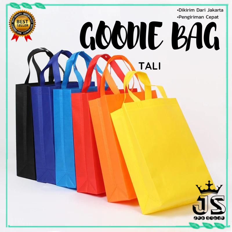 

Goodie Bag Tas Belanja Spunbond Model Tali Handle Kantong Kain JS
