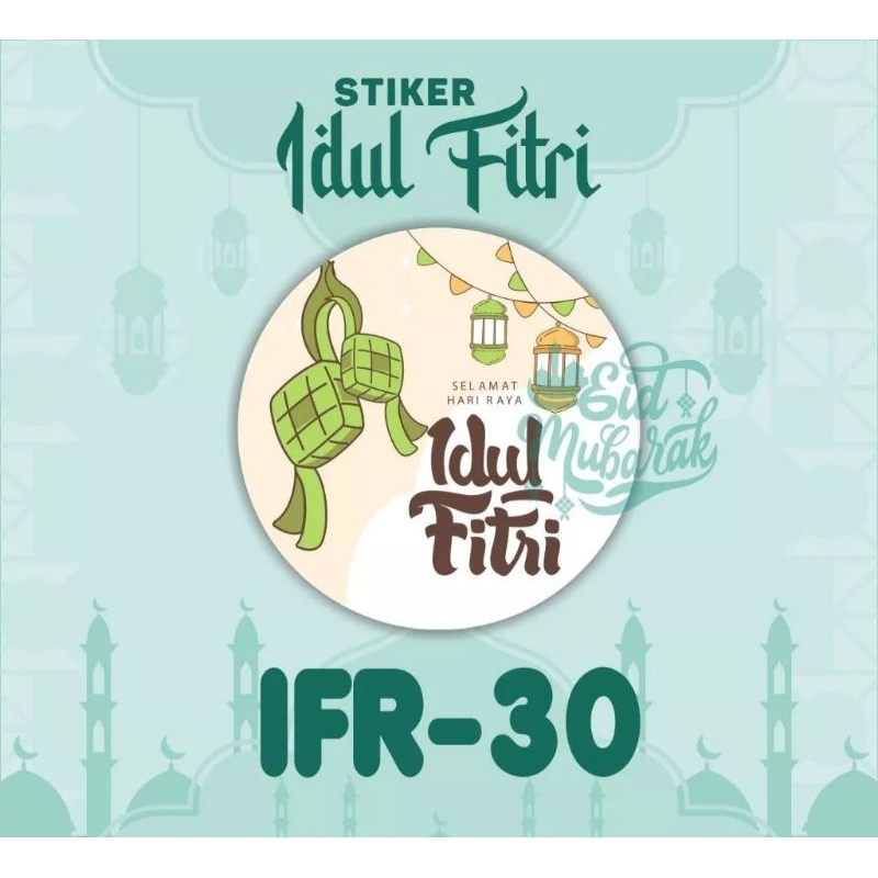 

Stiker Idul Fitri - Stiker hampers toples lebaran