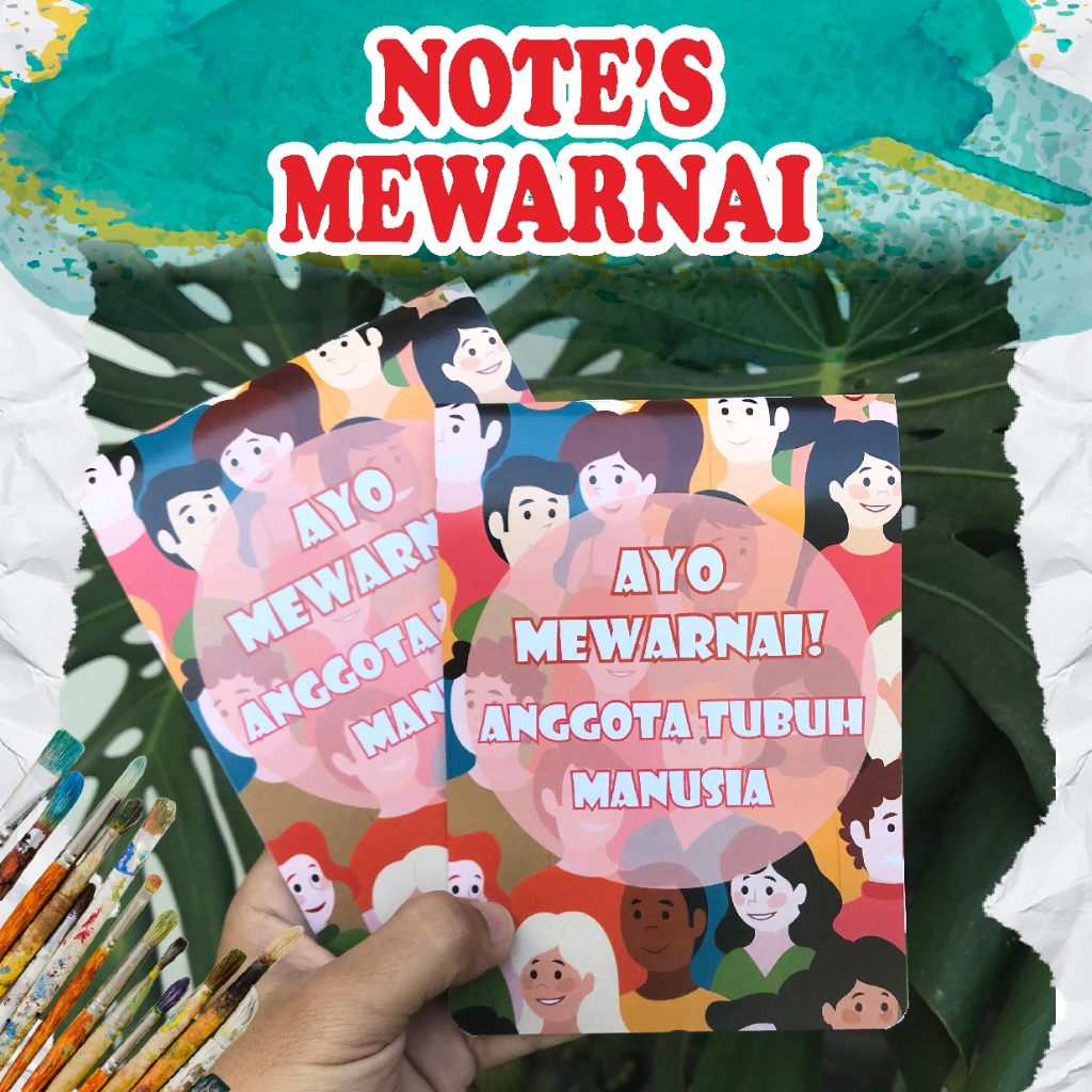 

Buku Kecil Mewarnai - Note Mewarnai Anggota Tubuh Manusia
