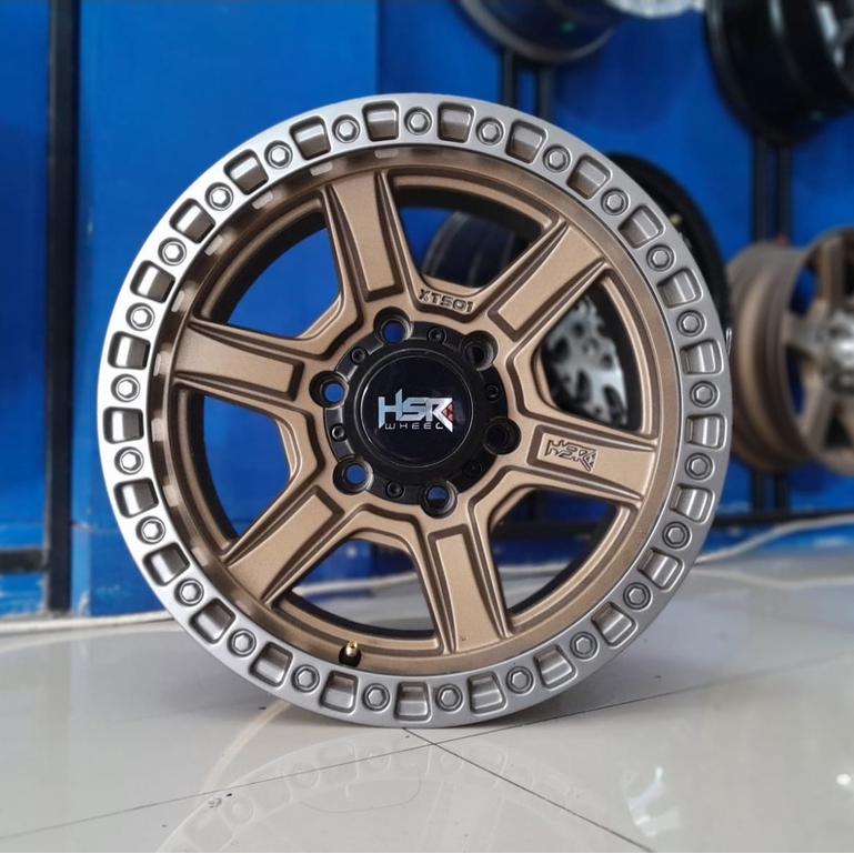 Velg Mobil offroad Ring 15 HSR XTS01 pcd 6x139 cocok di  Teranno Panther dll