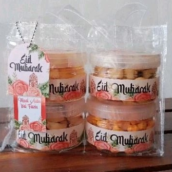 

Paket packaging hampers simple siap tinggal isi/tas mika/toples (tidak termasuk isian toples)