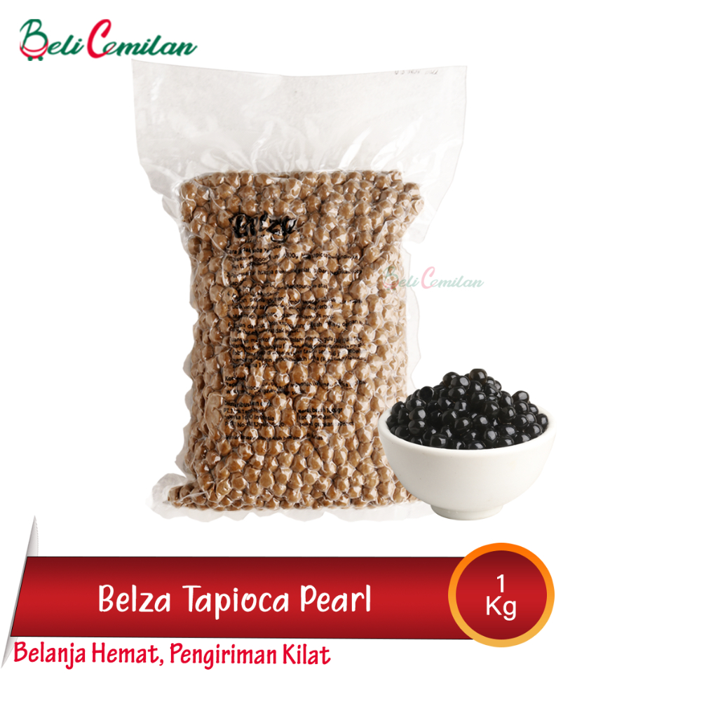 

Tapioka Bubble - Belza Tapioca Pearls - Topping Boba Hitam 1kg