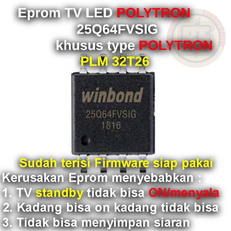 Ic Eprom Firmware TV POLYTRON PLM 32T26