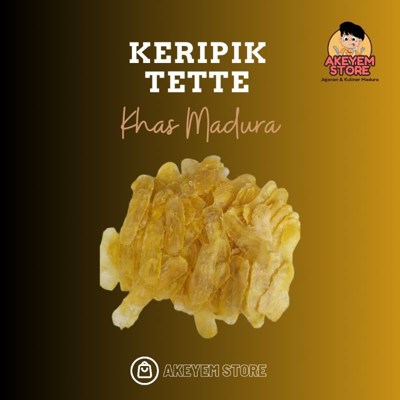 

Keripik Tette (100 pcs), Keripik Singkong, Keripik Khas Madura