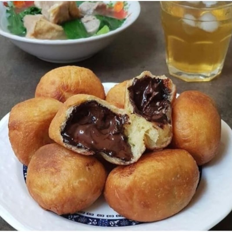 

Roti Goreng Coklat isi 10