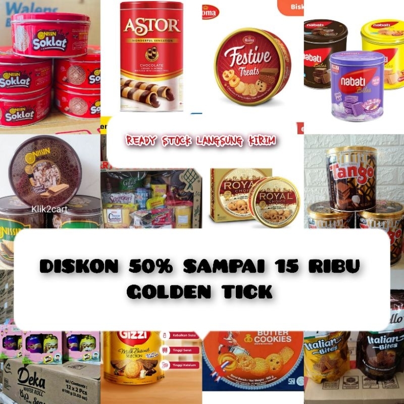 

Astor Kaleng 330gr Tin 330 gr Wafer Roll Aneka Biskuit