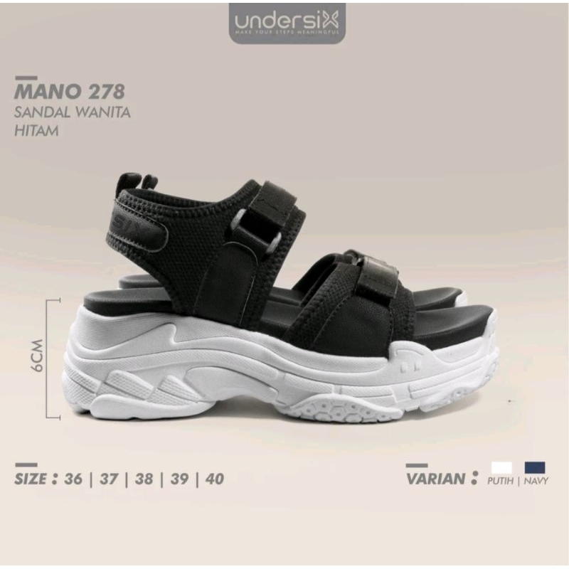 SANDAL SEPATU - UNDERSIX NEW - MANO 278