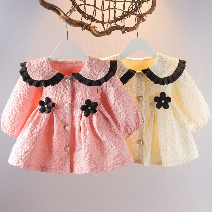 Arrival  DR1 3T Dress Gaun Anak Bayi Perempuan Emboss Bellona