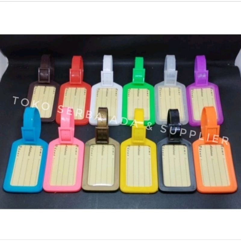 GANTUNGAN TAG KOPER / GANTUNGAN LABEL TAS / LUGGAGE TAG / PENGENAL TAS / TANDA PENGENAL TAS / LUGGAG