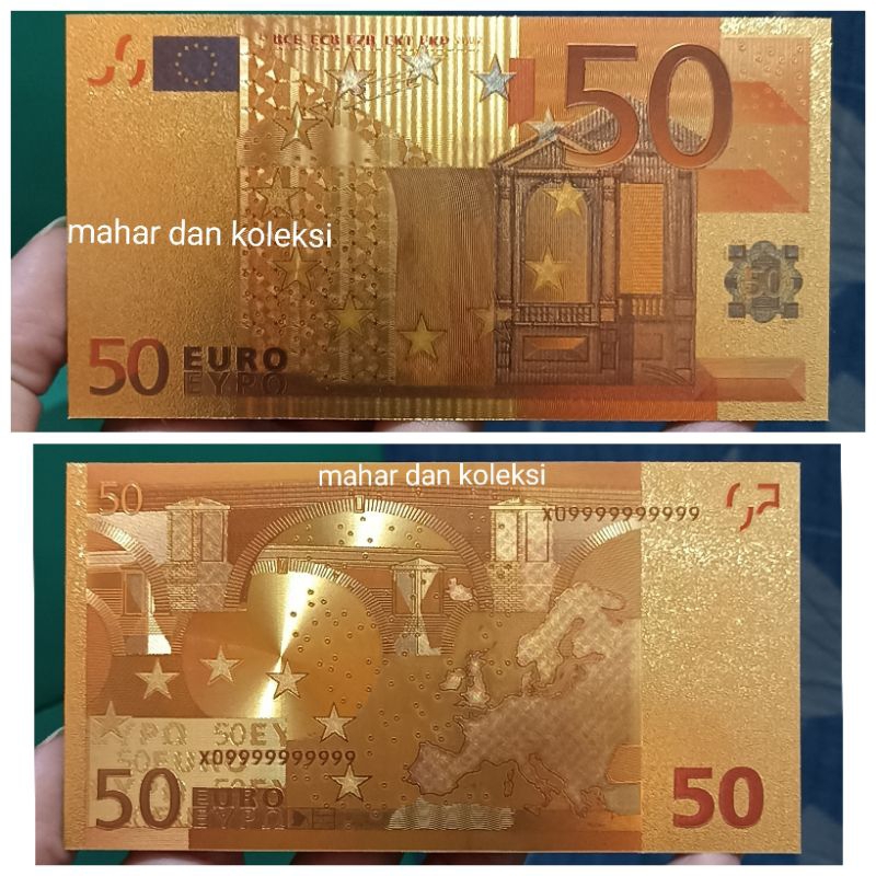 SOUVENIR GOLD FOIL 50 EURO