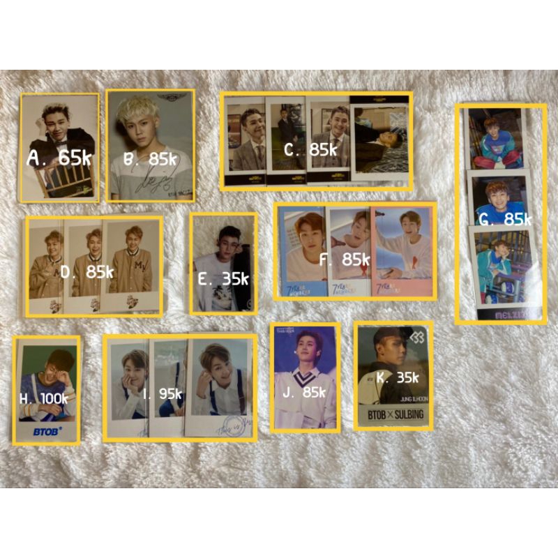 BTOB JUNG ILHOON PHOTOCARD PC CONCERT THIS IS US OUR CONCERT MELZIT 7Y7M SHOEMARKER BROTHER ACT