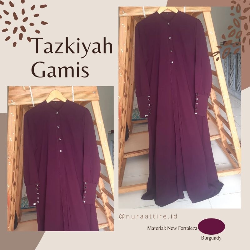 Tazkiyah Gamis by NuraAttire.id