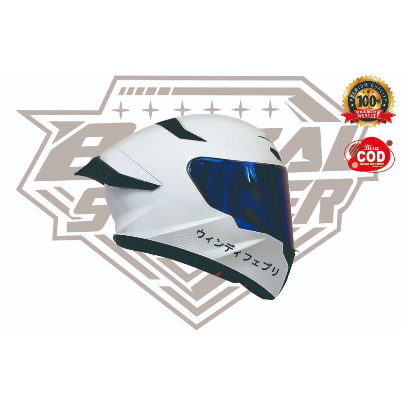 STICKER CUTTING CUSTOM "NAMA SENDIRI" UNTUK HELM | STICKER NAMA KOREA | STICKER NAMA JEPANG | STICKE
