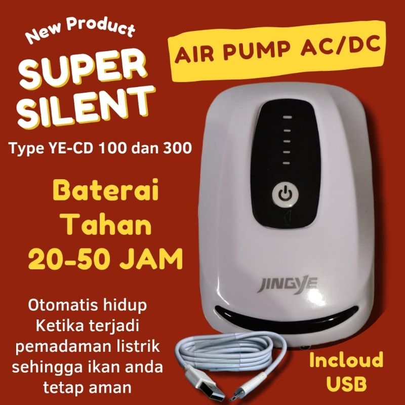 AERATOR USB AC DC/ SILENT OTOMATIS listrik mati  lubang 2/ recent  7772acdc