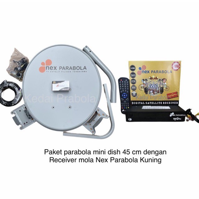 Paket Parabola Mini untuk K-Vision , Nex Parabola , Nusantara TV