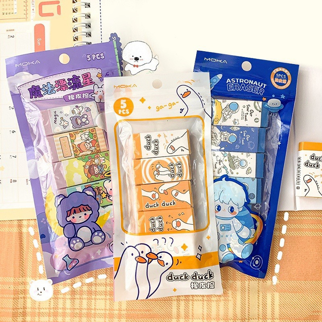 

(TERMURAH) PENGHAPUS (ERASER) 5PCS - HEREIN STATIONARY