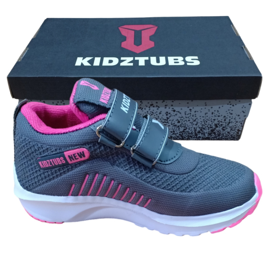 Disc Kidztubs Sepatu Sekolah Anak Perempuan Wanita Cewek Umur 6-10 Tahun Kelas Paud Tk Sd Smp Sma 1