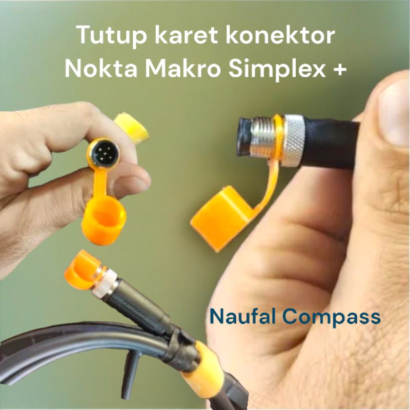Tutup karet konektor Nokta Makro Simplex +
