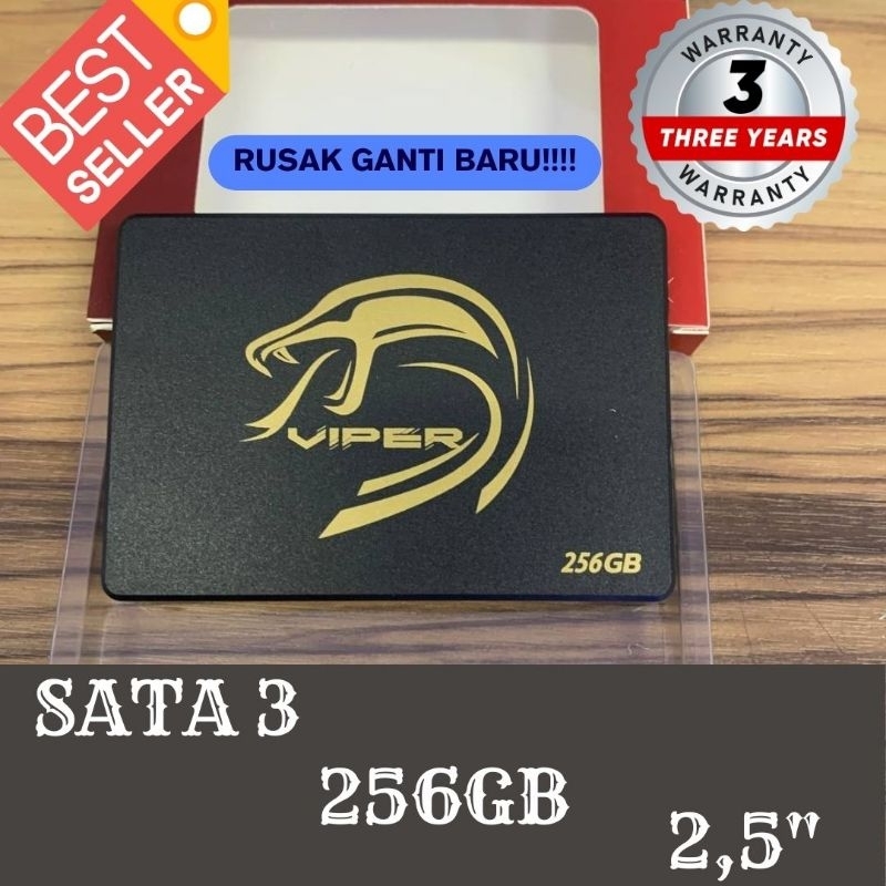 SSD SATA 3 256GB 2,5" POWERMAX VIPER/SSD SATA LAPTOP/GARANSI 3 TAHUN REPLACE