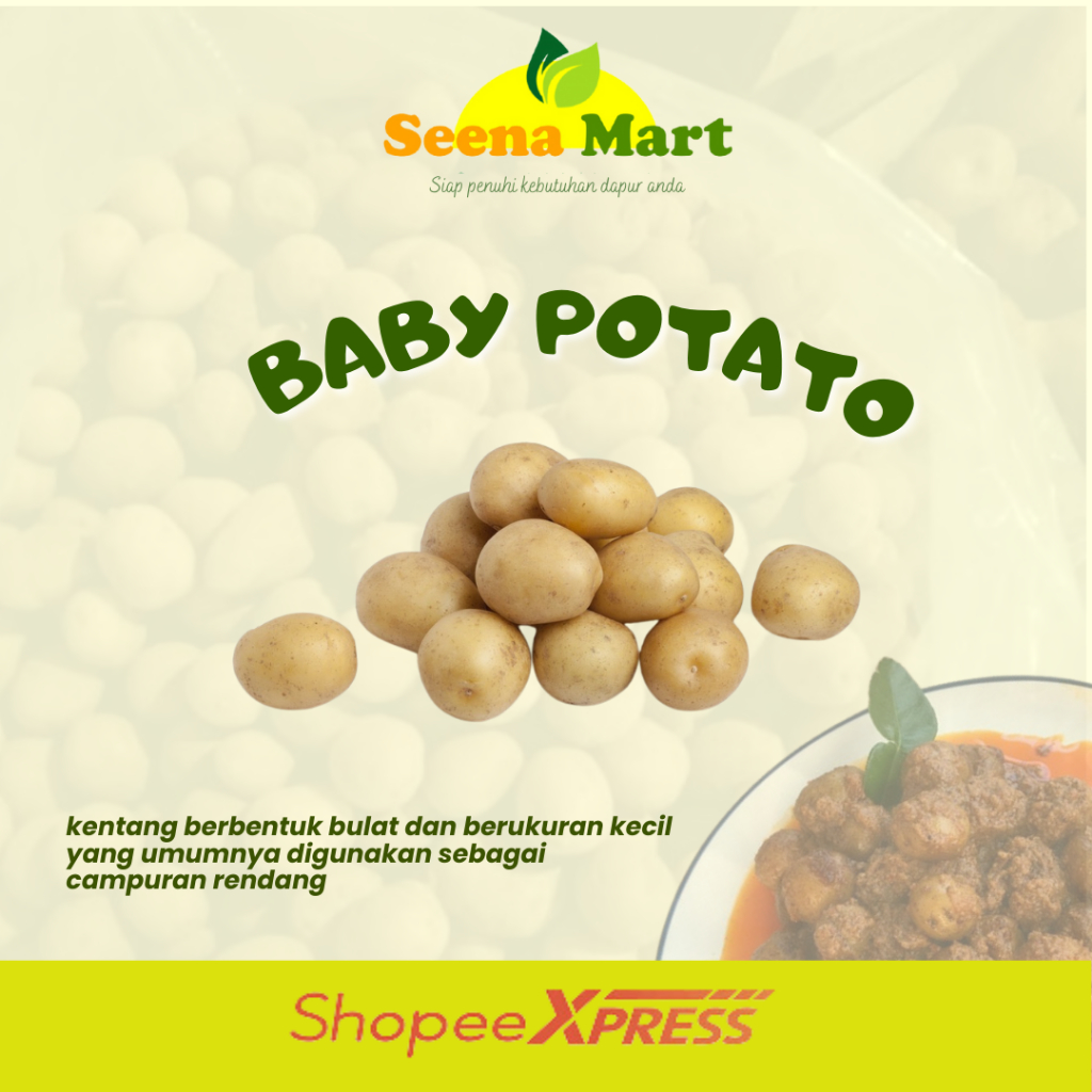 

Kentang Rendang Kentang Kecil Sayur Lampung Baby Potato