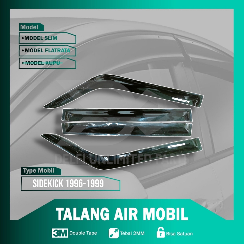 Talang Air Mobil Satuan Suzuki Sidekick 1996-1999 Model Slim