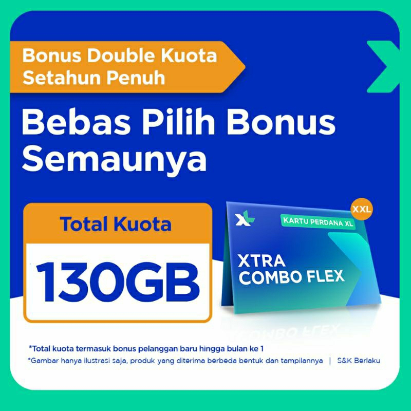 Kartu Perdana XL Xtra Combo Flex XL