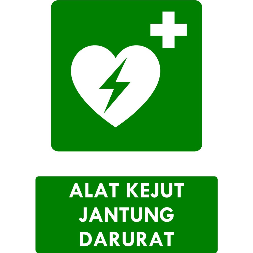 

SIGN STICKER RAMBU P3K ALAT KEJUT JANTUNG DARURAT SIGN RAMBU K3 PPPK