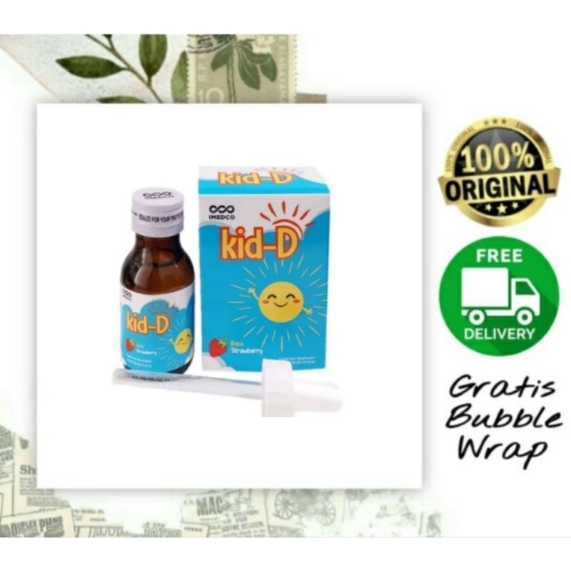 Kid D 400 ui sirup / Vitamin D3 untuk anak / Vitamin D3 sirup