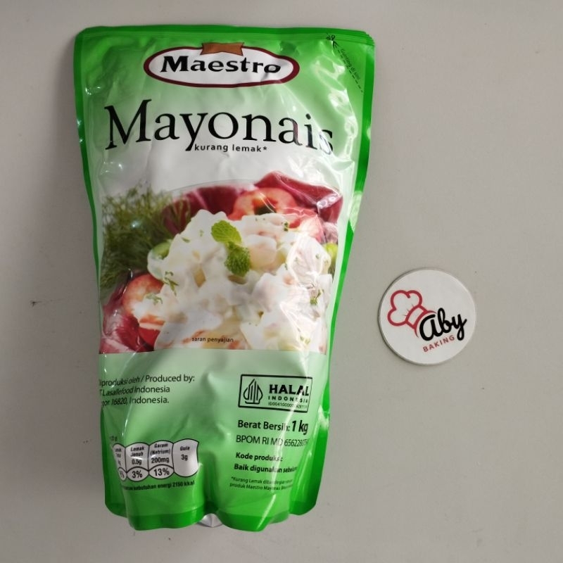 

Mayonais Maestro 1kg Kurang Lemak