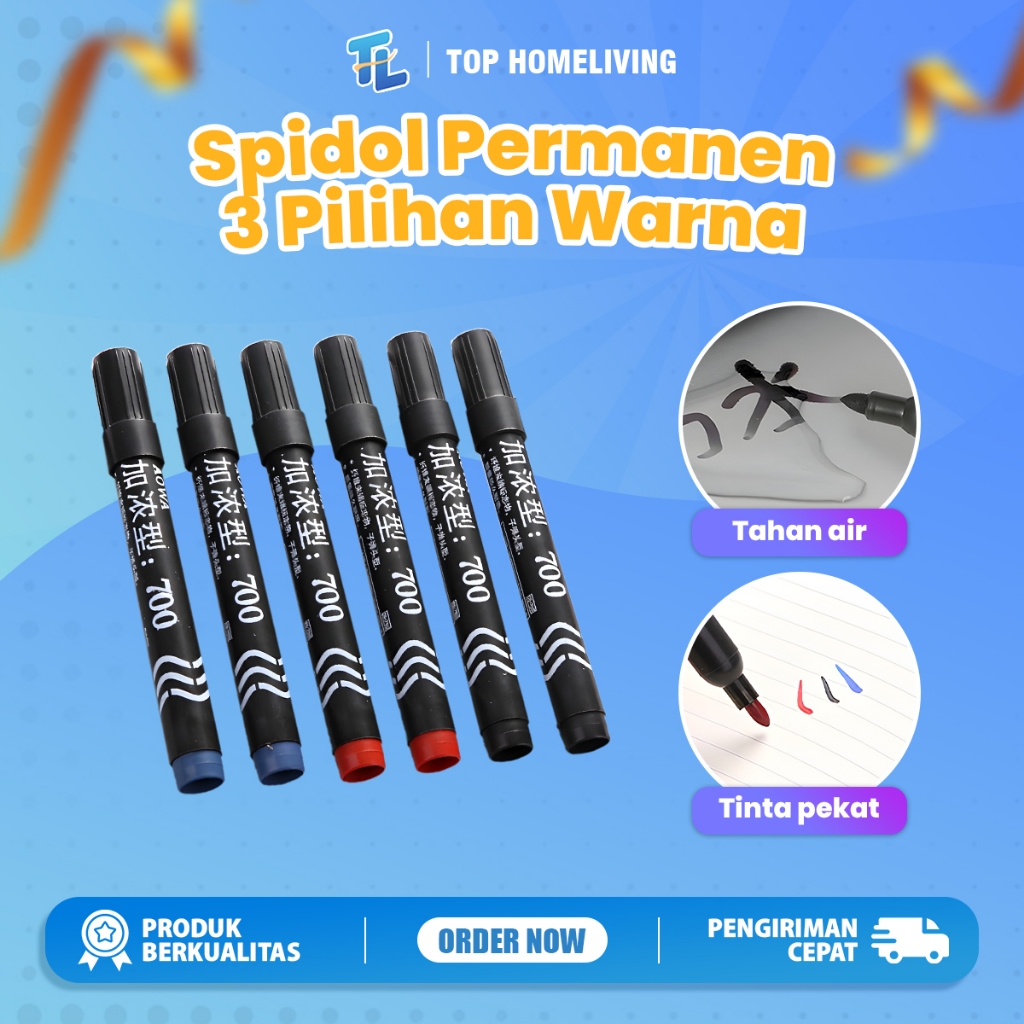 

Spidol Papan Tulis Permanent Warna Premium