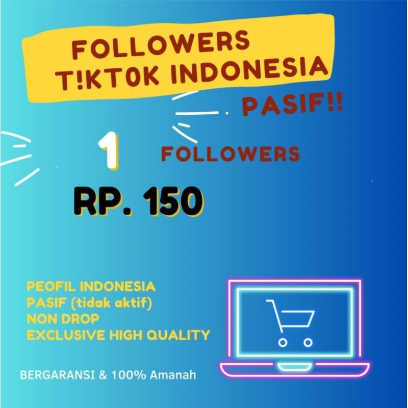 FOLLOWERS TKT0K INDONESIA PASIF PERMANEN