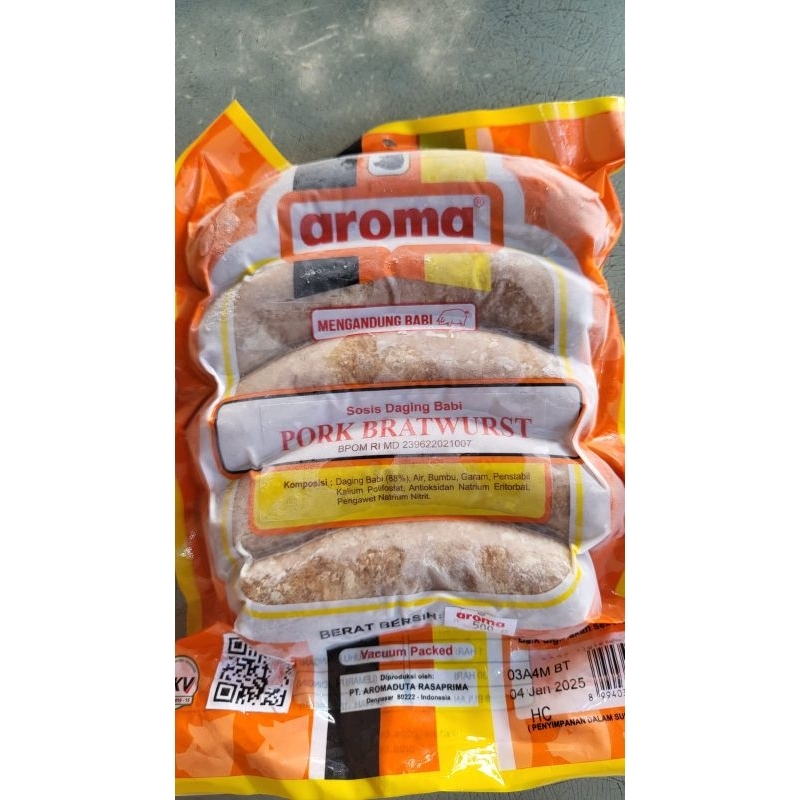 

aroma sosis bratwurst 500 g