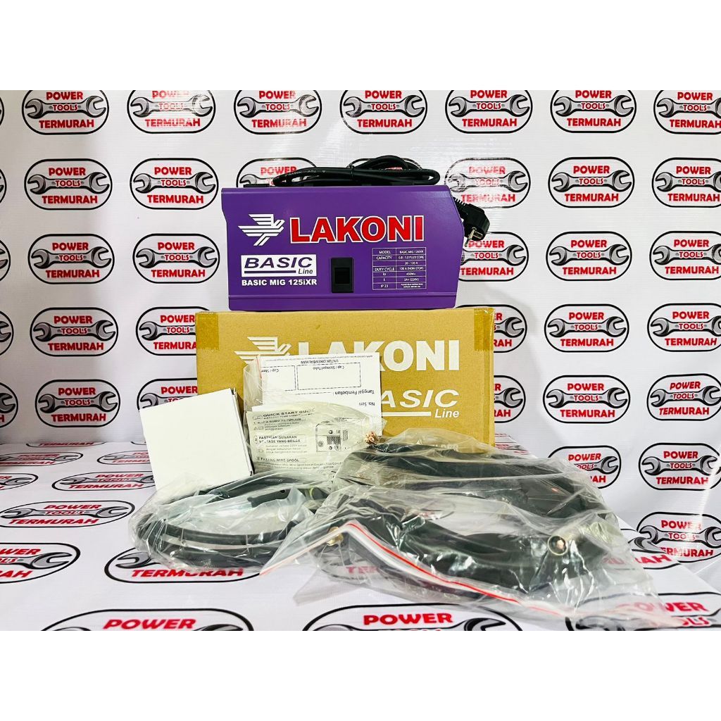 

Mesin Las MIG BASIC 125IXR LAKONI Listrik MIG 125-IXR 125 Trafo Travo