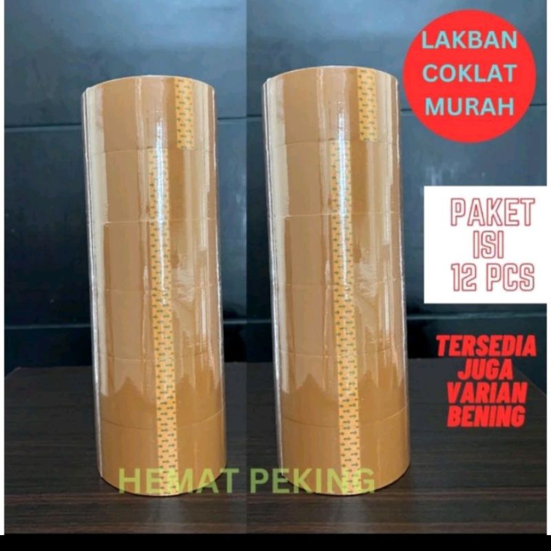 

opp tape/lakban bening/ lakban coklat